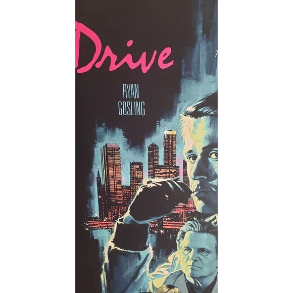 Drive By Paul Mann Variant Colorway Not Mondo 24x36 screenprint Ryan Gosling - Picture 5 of 5